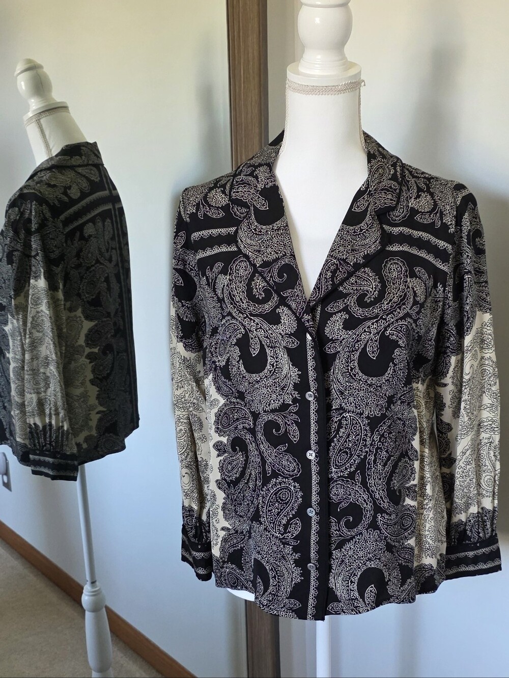 J. Crew Paisley Button Down Shirt